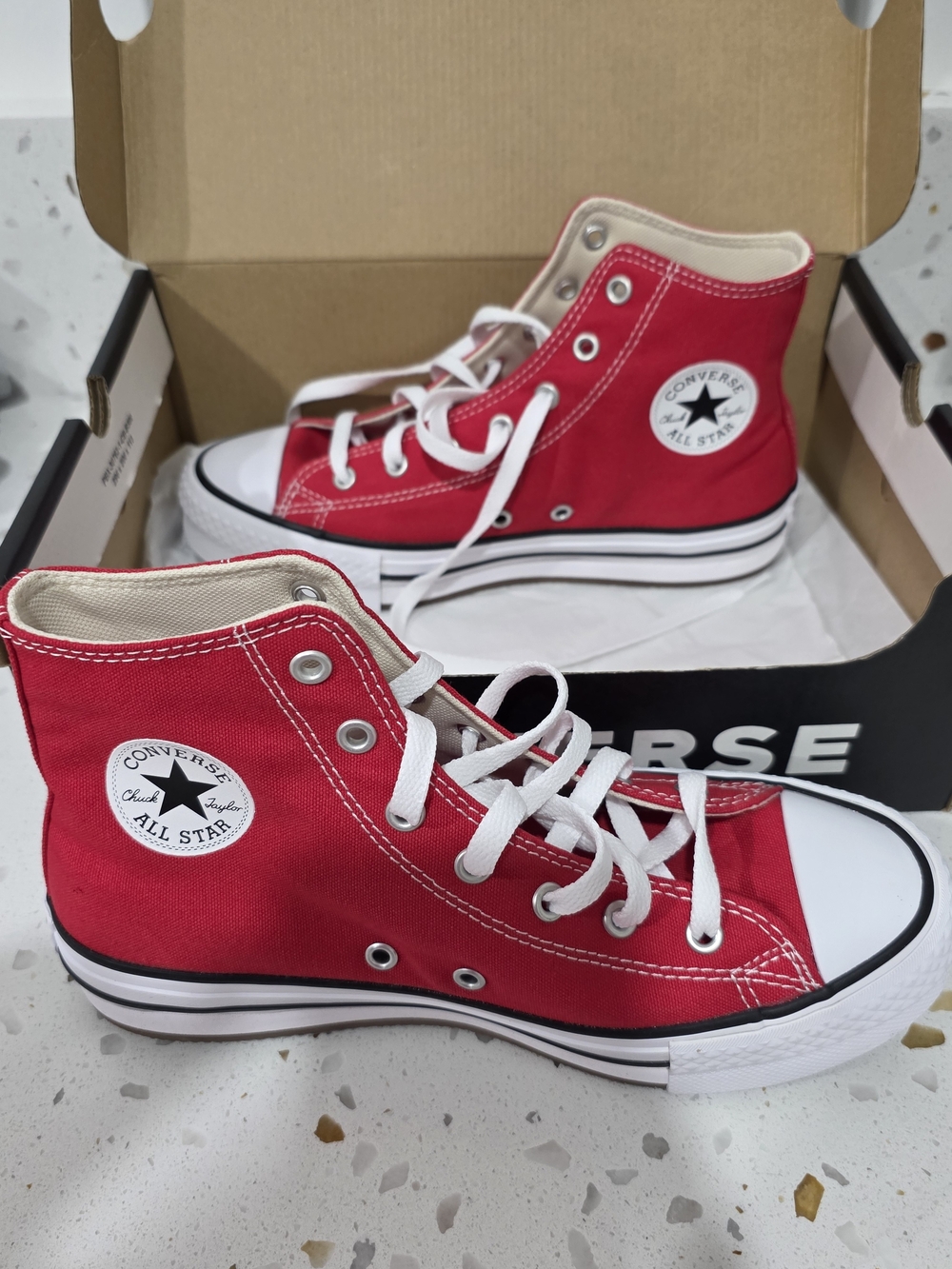 Converse Kids' Chuck Taylor All Star High Top Sneakers - Red
